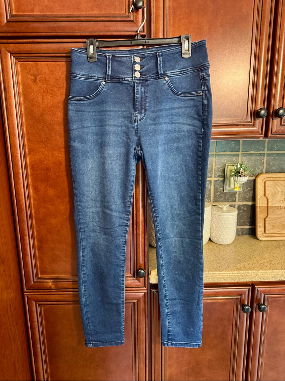 Wallflower Dark Blue Sassy High-Rise Skinny Jeggings